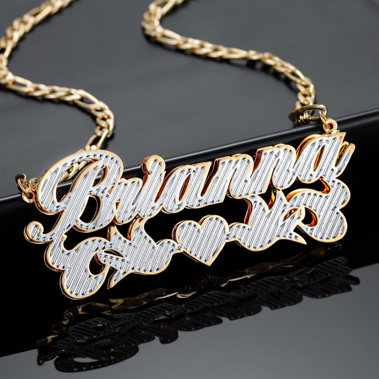 Dove 3D Plated Name Necklace